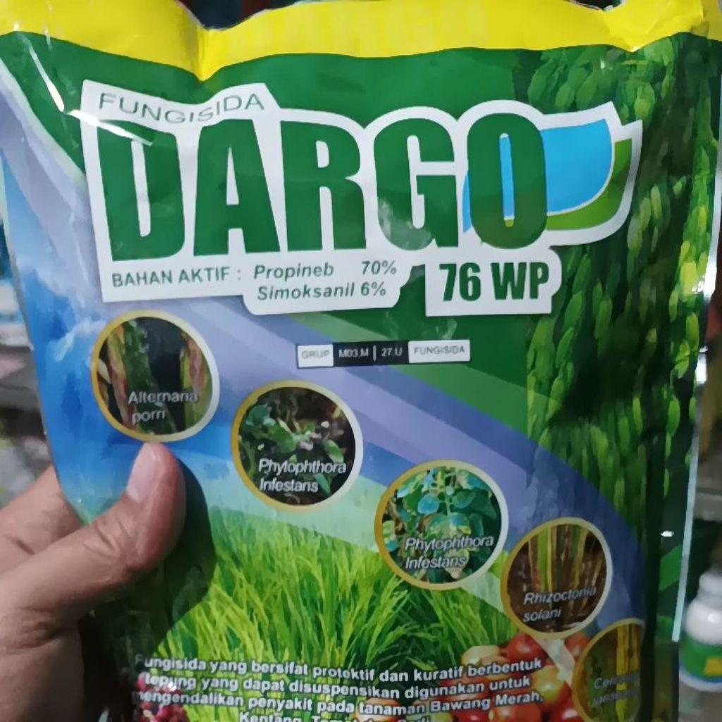 Fungisida Dargo 76wp-1kg untuk tanaman bawang Merah
