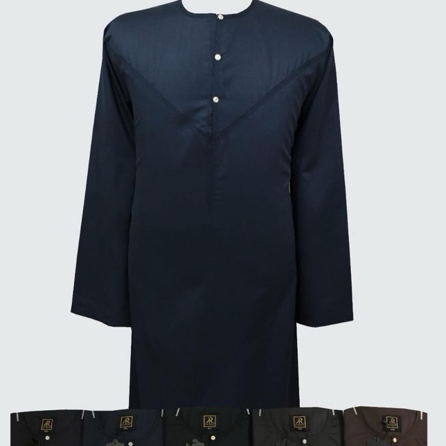 alraz omani gamis alraz oblong lengan panjang muslim dewasa