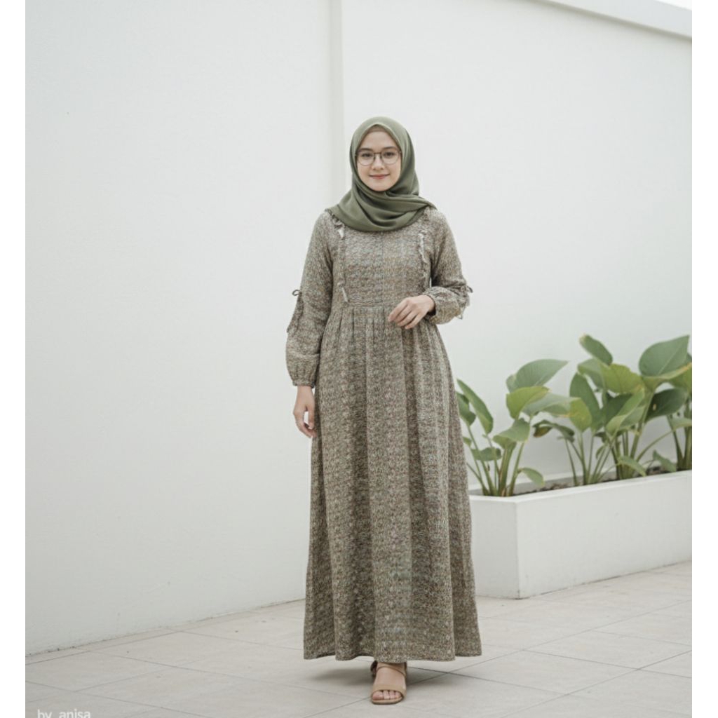 Gamis rayon premium | gamis rayon amor | dress zara rayon | gamis kotak rayon