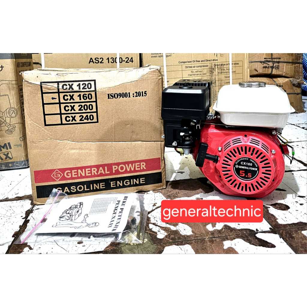 Mesin Penggerak CX160 General Power Engine General CX160 Power 5,5HP Engine CX160 General Power