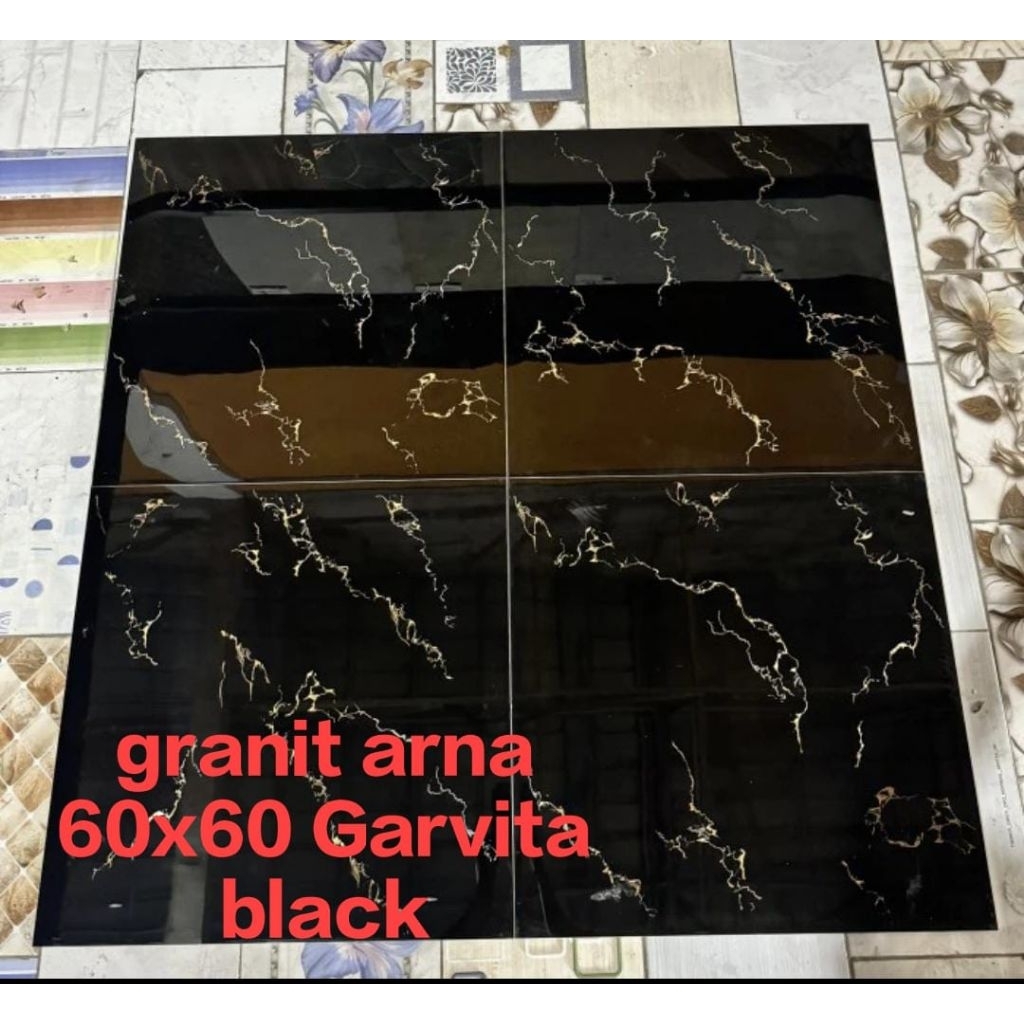 Granit Licin Arna Garvita Black Ukuran 6060