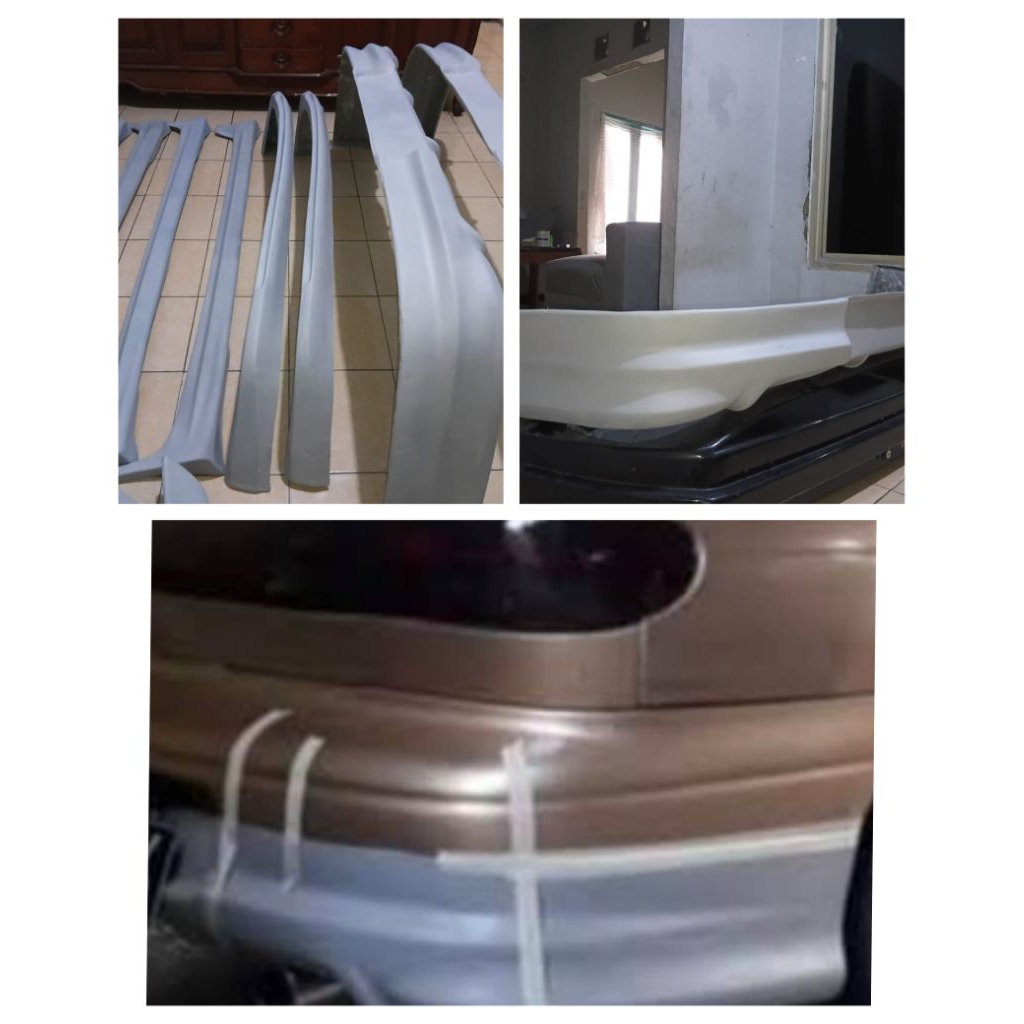 bodykit lips bemper belakang dan samping mobil timor