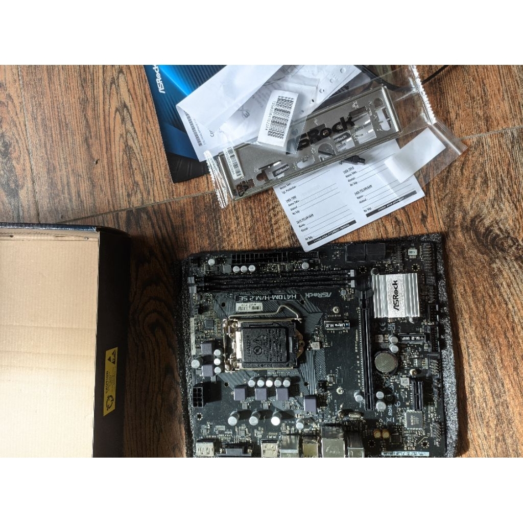 Motherboard Asrock H410M-H/M.2.SE H410M/M.2 H410M / Kondisi RUSAK GARANSI ON