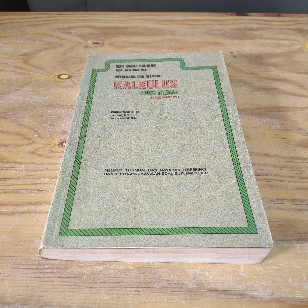 Buku Seri Buku Schaum Teori dan Soal Soal Kalkulus Edisi Kedua