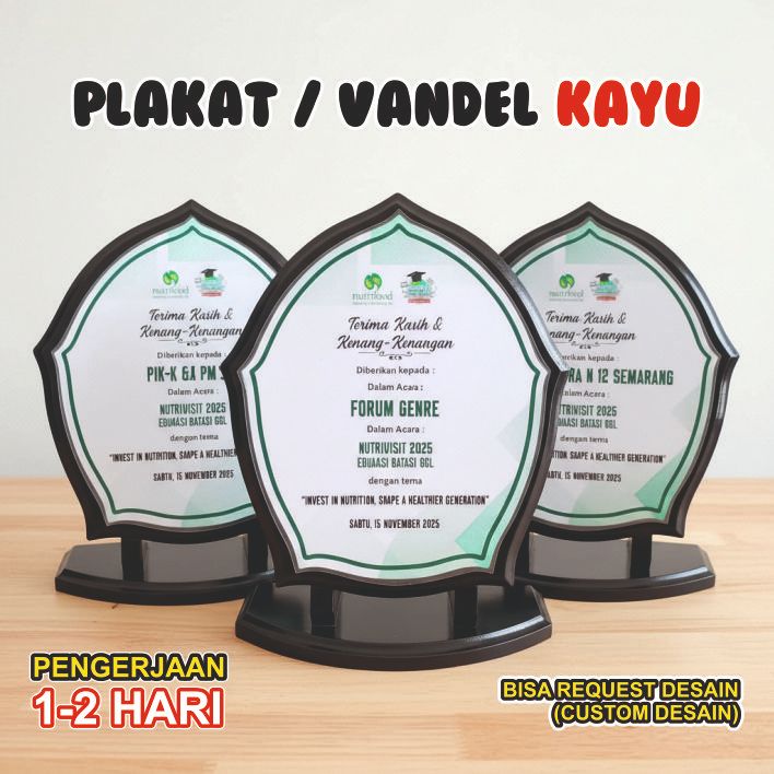 PLAKAT KAYU MURAH | VANDEL KAYU CUSTOM | KAYU WISUDA | KKN | KAMPUS MENGAJAR | KAMPUS MERDEKA
