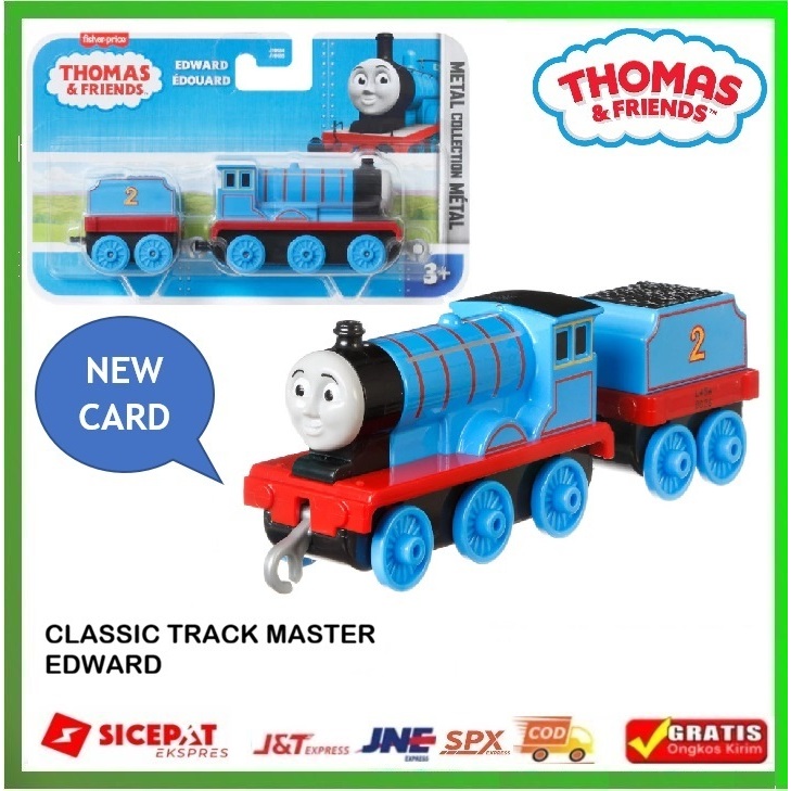 Thomas & Friends Push Along Metal Engine - NEW TRACK MASTER EDWARD