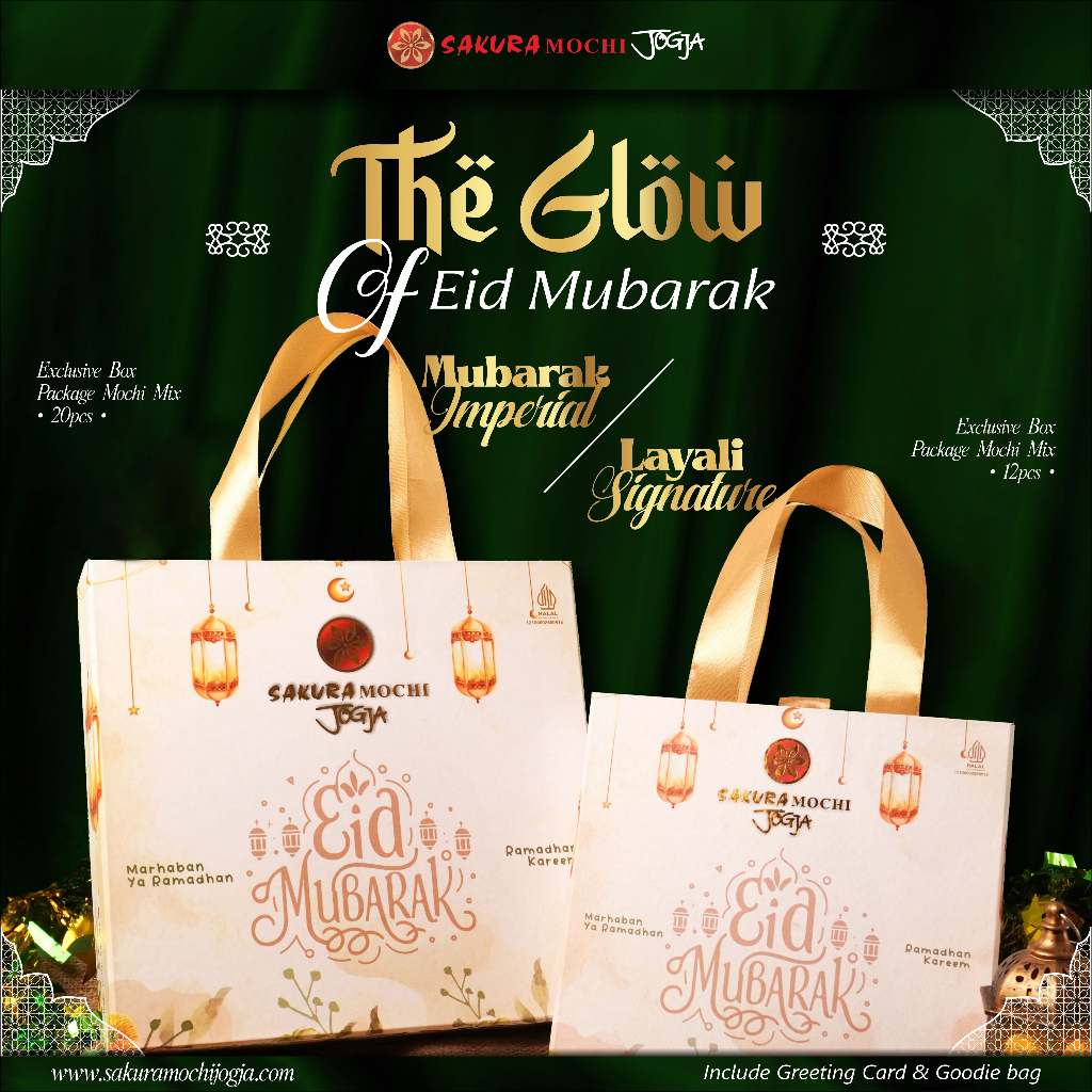 SAKURA MOCHI HAMPERS LEBARAN | EXCLUSIVE BOX MOCHI