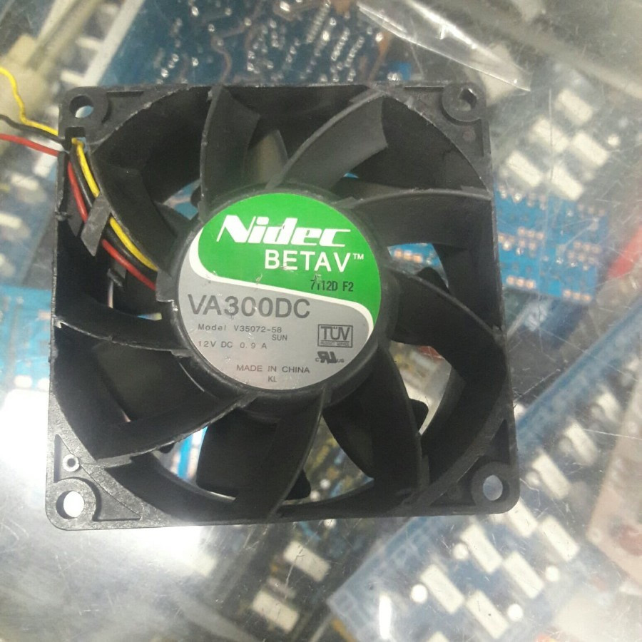 Kipas DC 8X8 12v  Fan DC 8 X 8 12 V 0.9A High Speed