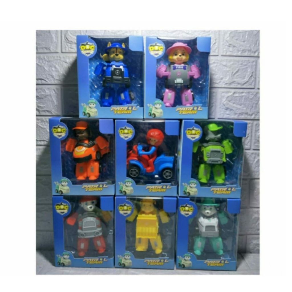 GOGO TOYS ROBOT PATROL TEAM DUS 750-131 PAW  PATROL MAINAN