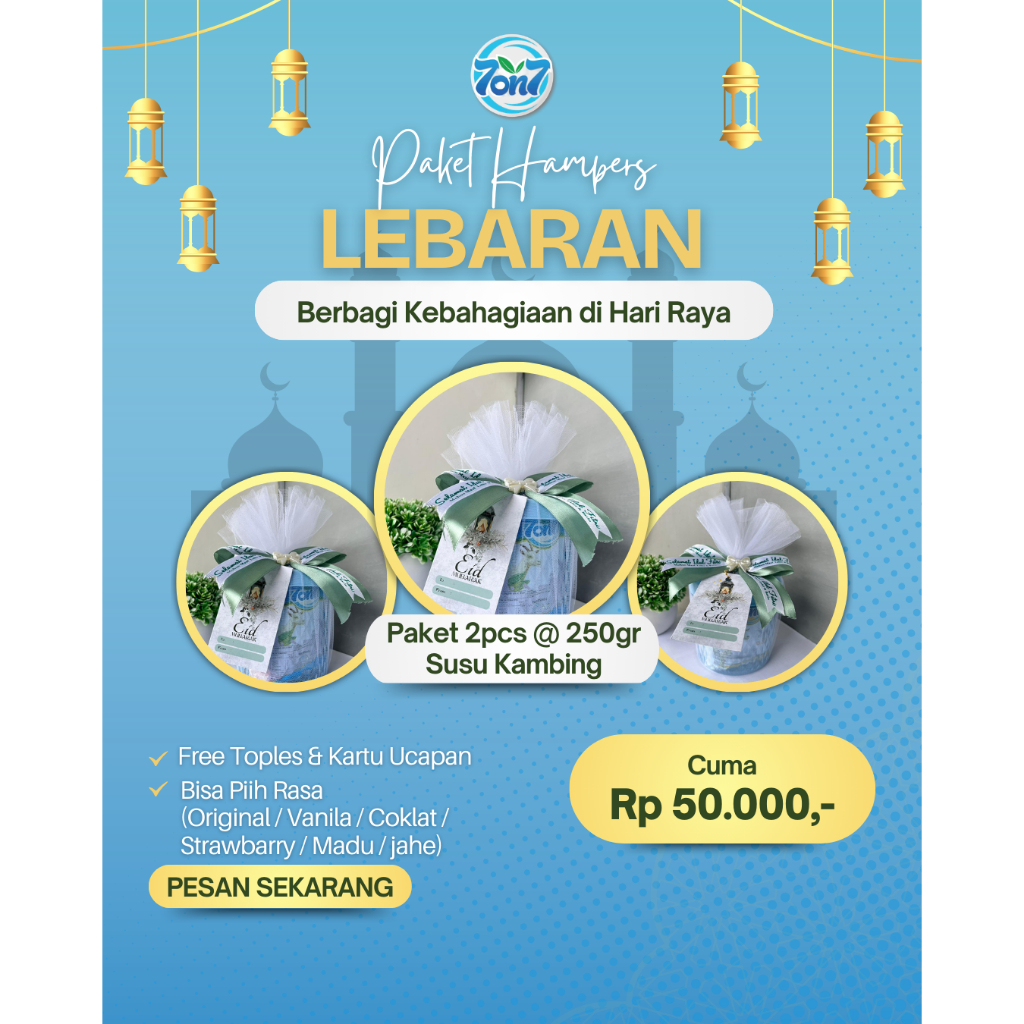 PAKET HAMPERS LEBARAN – SUSU KAMBING 7ON7