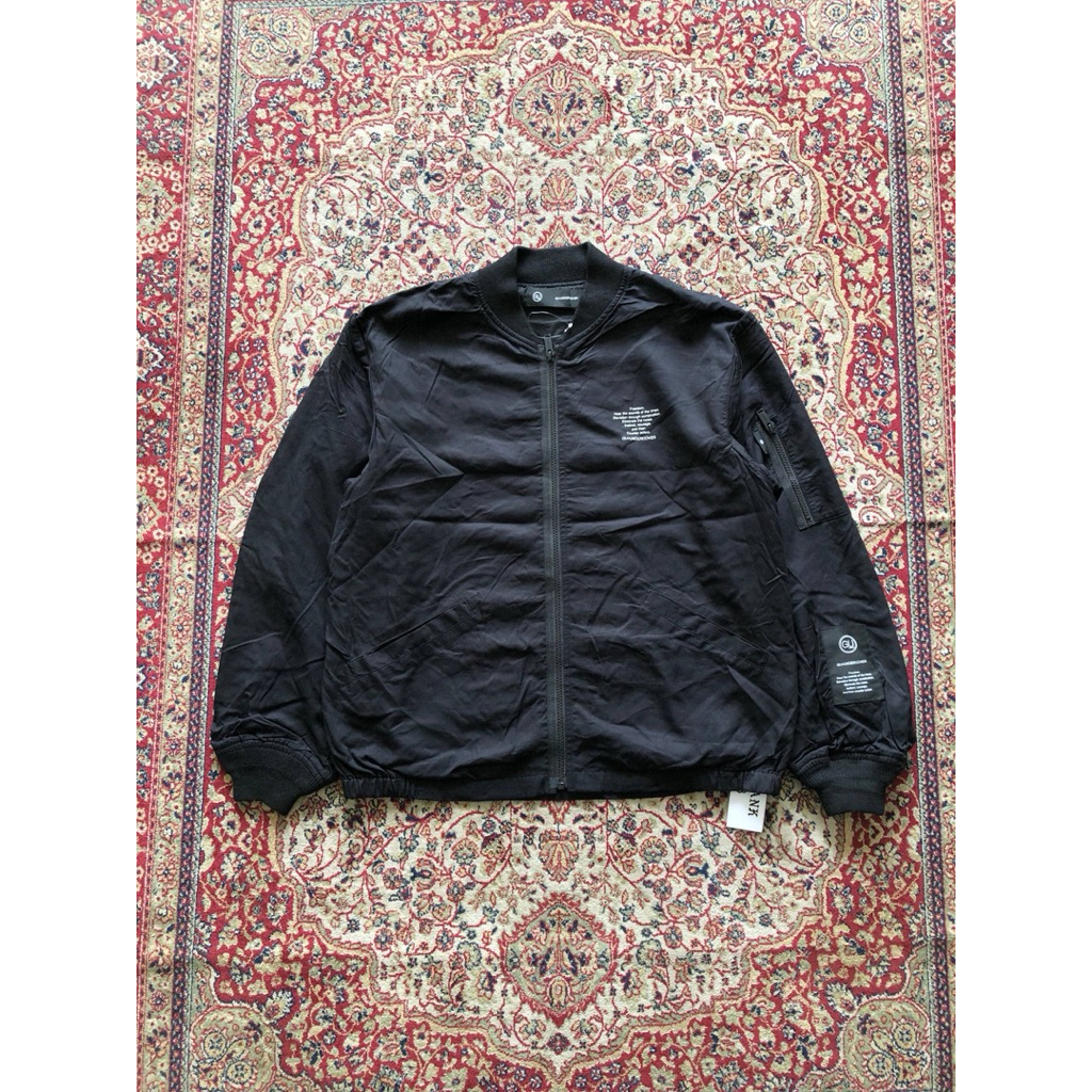 Guu x Undercover bomber jacket  Vintage military MA-1 Bomber i045