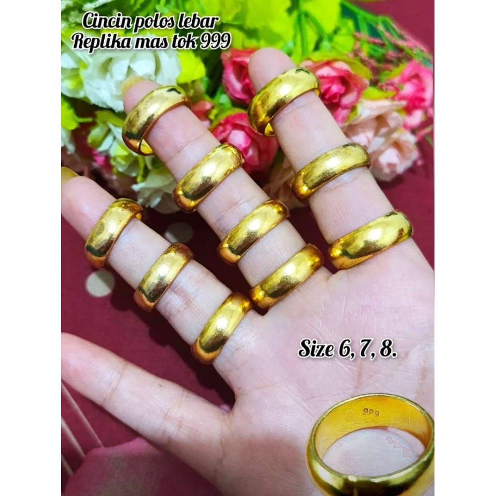 cincin polos 10gr replika tok 999