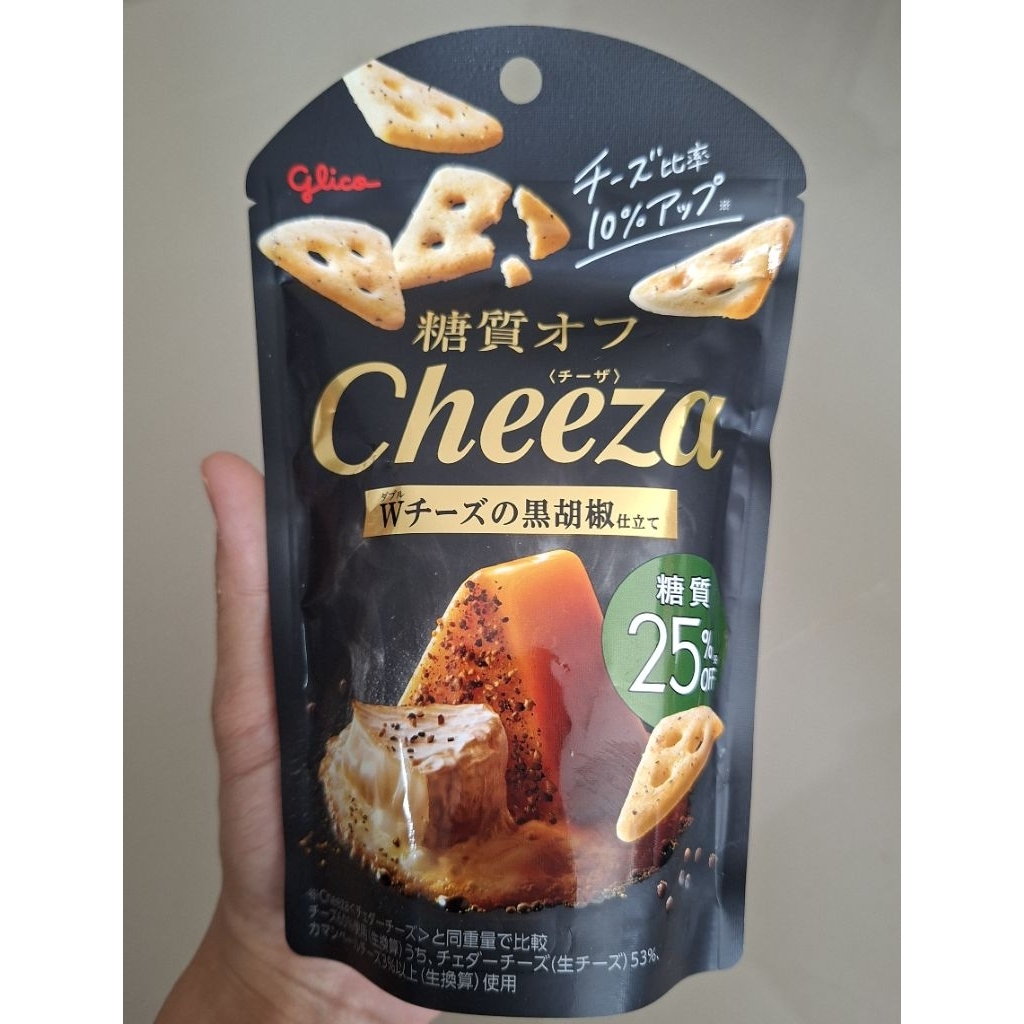 Mantab_Jaya Glico Cheese Cheeza Japan - Keju Crackers Renyah