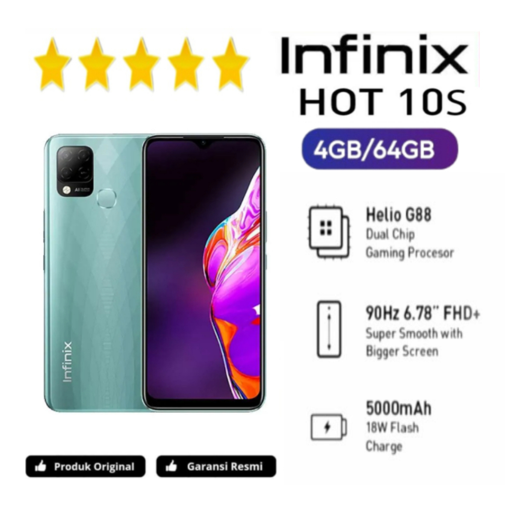 HP INFINIX HOT 10s 4GB/64GB ORIGINAL