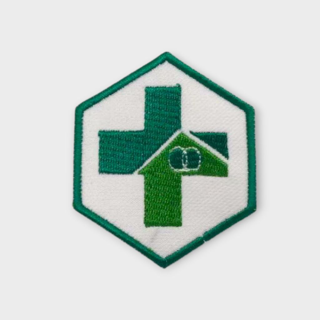 Logo Bordir Puskesmas / Logo Bordir Puskesmas Satuan / Logo Bordir Murah / Logo Puskesmas Murah