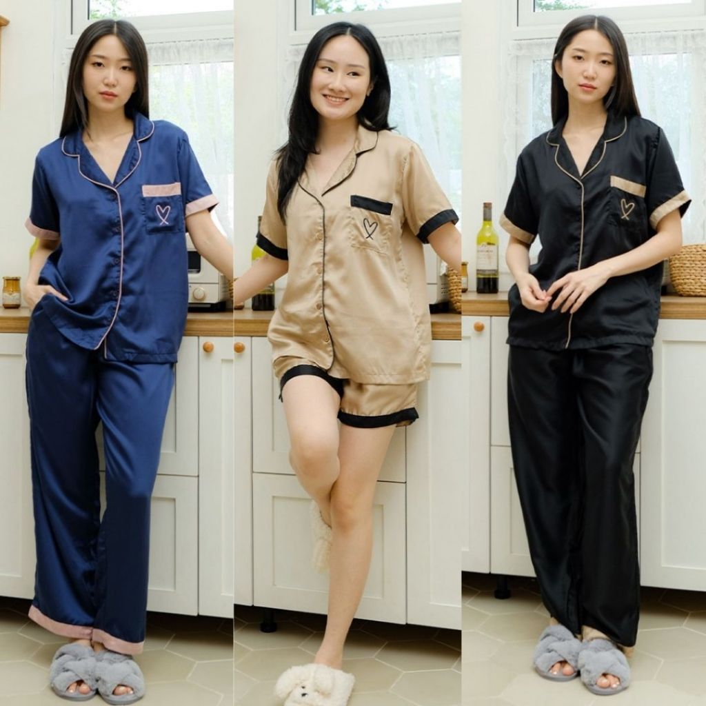 Cielyn | Organic Silk | Eun Set | Set Baju Tidur Wanita