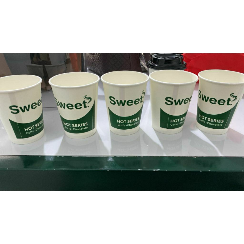 SABLON MURAH PAPER CUP + TUTUP 8oz Merk starindo