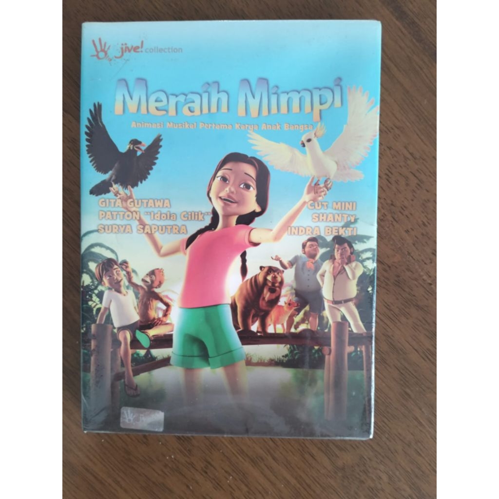 VCD Animasi Musikal Meraih Mimpi - Gita Gutawa, Surya Saputra ( segel )
