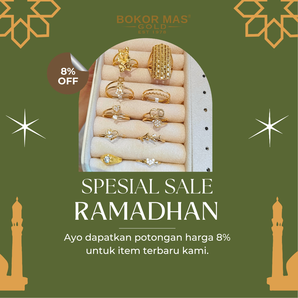 BokorMas Gold Promo Ramadhan Cincin 8K