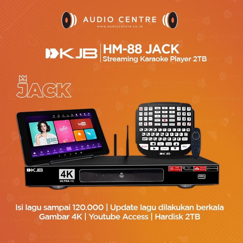 KJB HM-88 HM88 HM 88 Jack Streaming Karoake Player