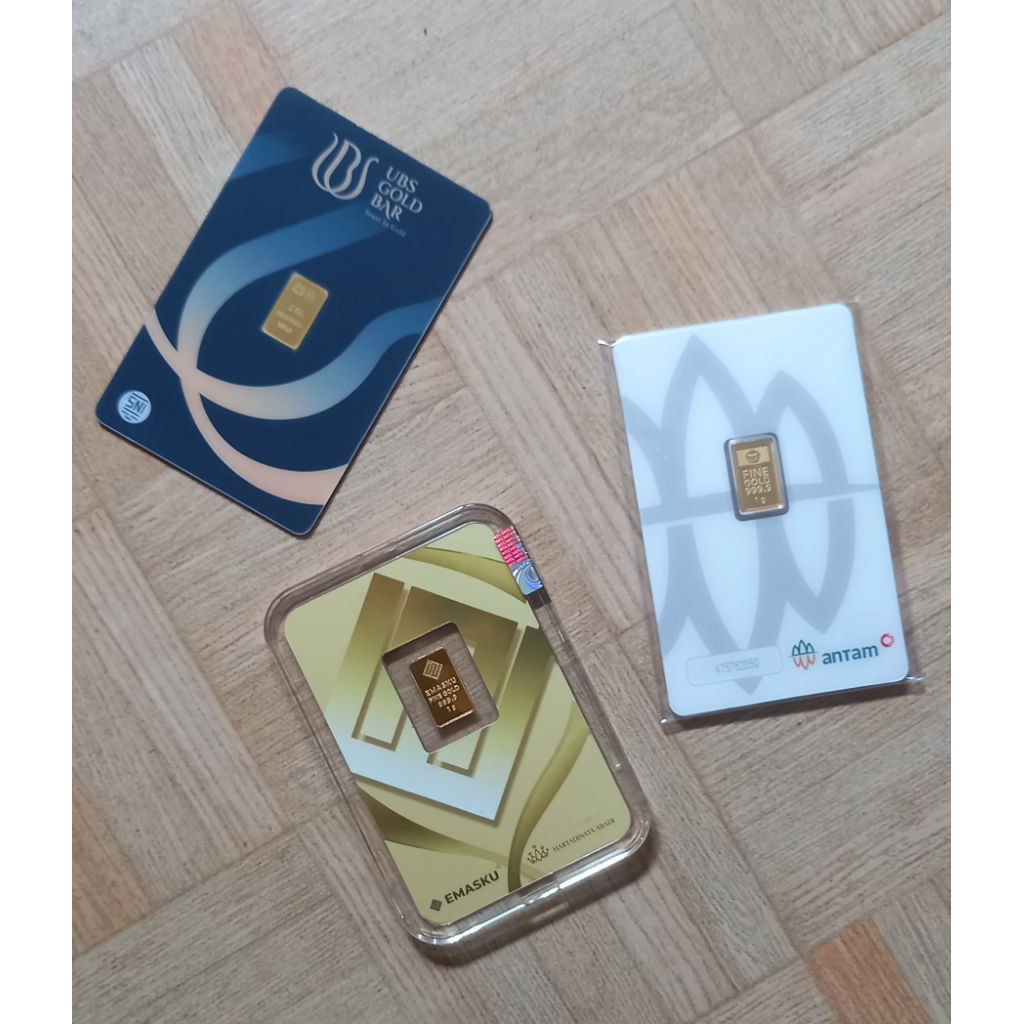 1 Gram Emas Batangan 24 Karat Antam - Presisi, Investasi Aman, Mudah Diperdagangkan