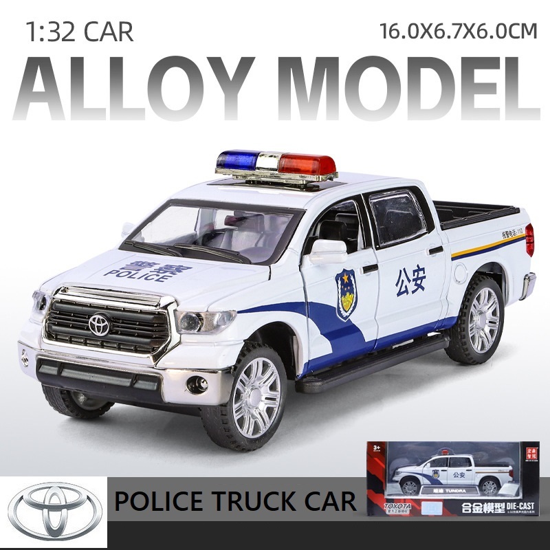 Diecast Mobil Polisi dobel Cabin Alloy toys