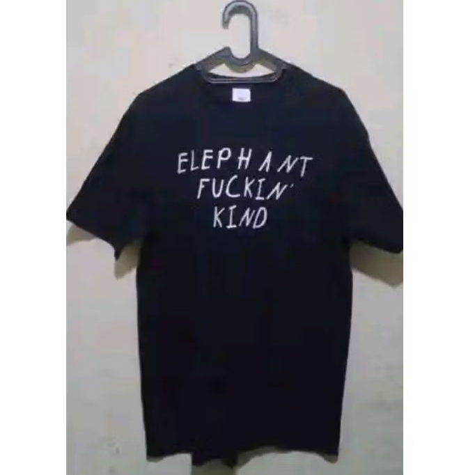 Elephant Kind - elephant fuckin' kind black tshirt