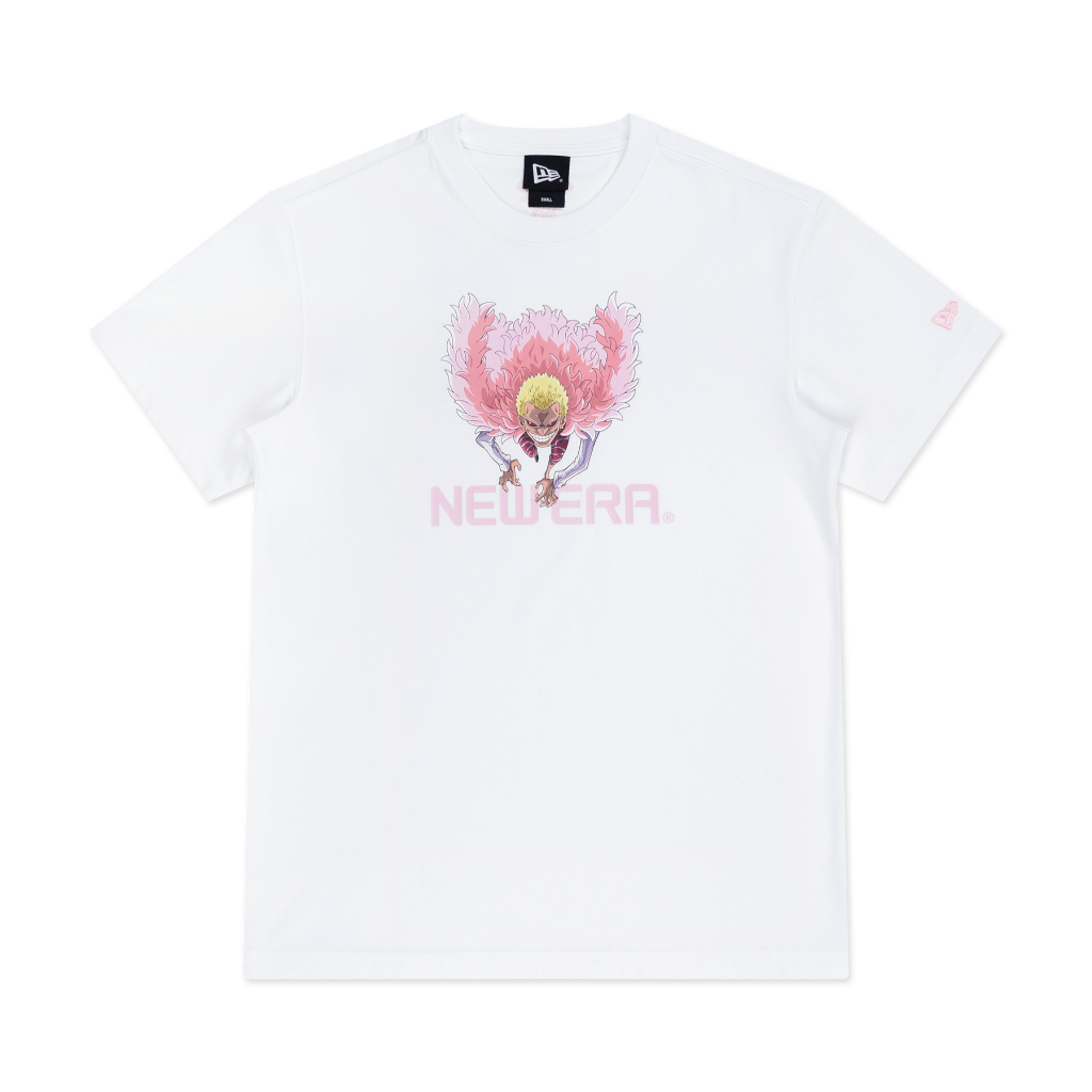 Kaos NEW ERA X ONE PIECE DONQUIXOTE DOFLAMINGO Tee BNWT / BRAND NEW WITH TAG ORIGINAL 100%