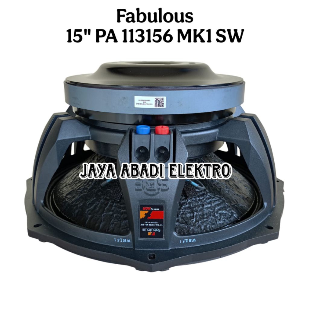 Speaker ACR FABULOUS 15 inch PA 113156 MK1 SW 2200 WATT