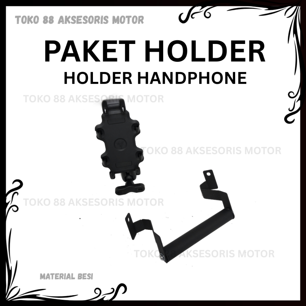 PAKET HOLDER GPS HP CBR 250 RR PHONE HOLDER MOTOWOLF ALUMUNIUM STANG MOTOR BRAKET BRACKET BREKET HOL