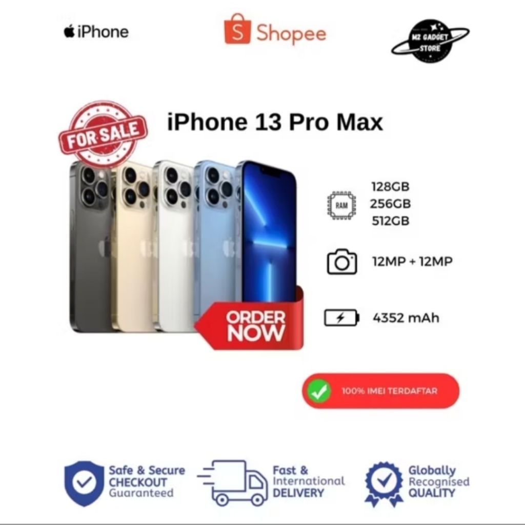Apple iPhone 13 Pro max 128GB Beacukai