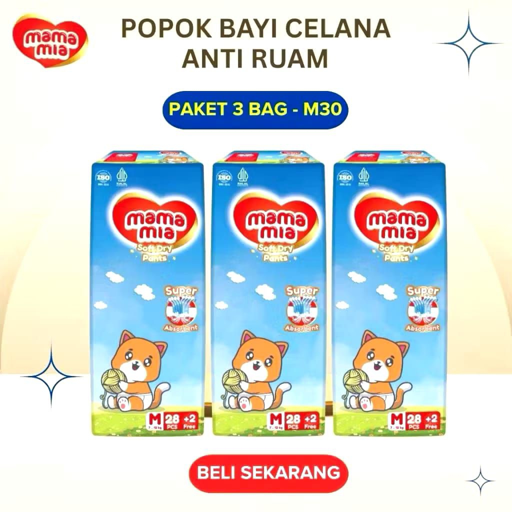 MAMAMIA BABY PANTS PAKET 3BALL M28+2