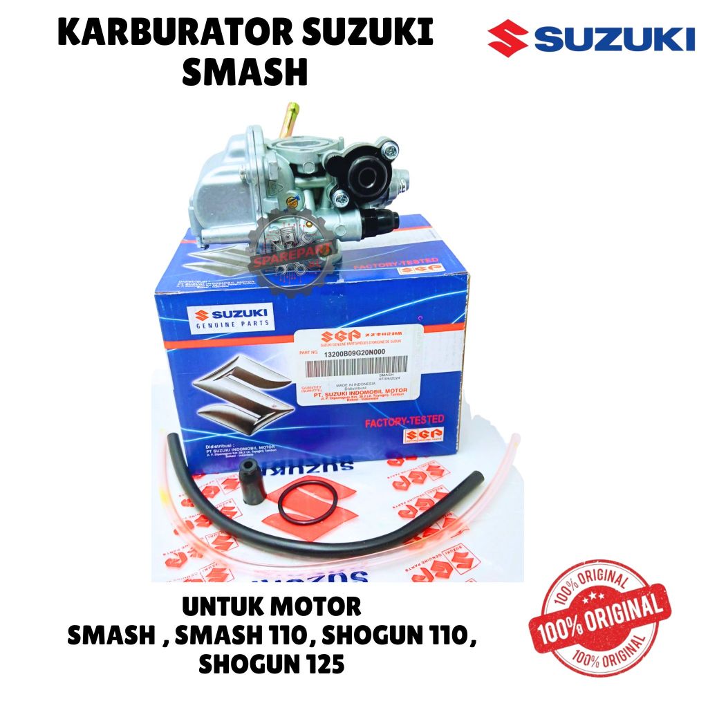 KARBURATOR ORIGINAL SUZUKI SMASH, SMASH, SMASH 110, SHOGUN 110, SHOGUN 125