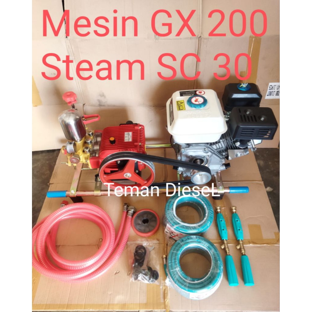 Mesin Steam Cuci Mobil Motor Mesin Irigasi kebun GX200 PS30