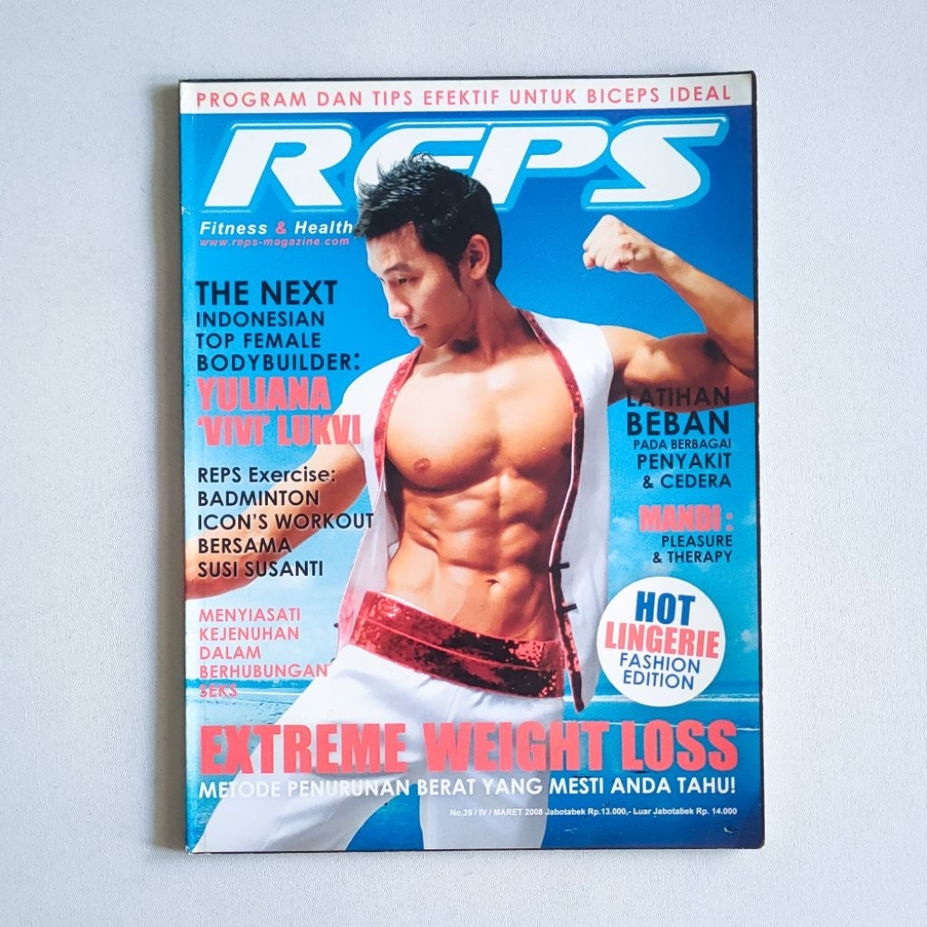 Majalah Bodybuilding & Fitness REPS No 39/IV/Maret 2008