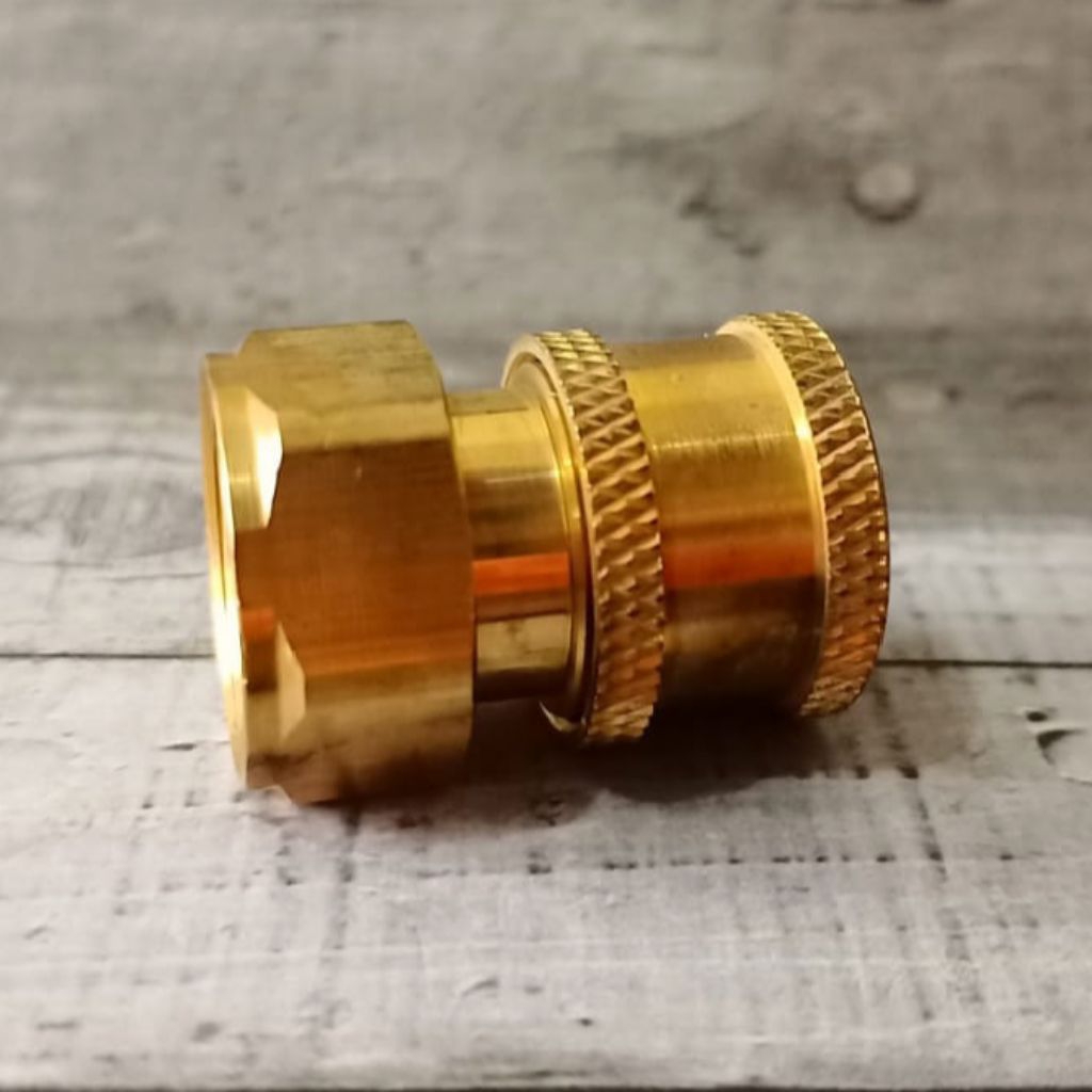 Sambungan Konektor Female M22 Quick Release ¼"