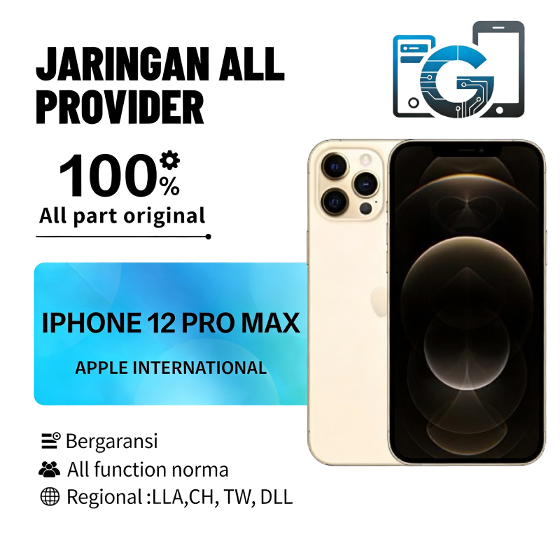 IPHONE 12 PRO MAX Second Normal 128GB 256GB 512GB  Inter Good Condition No Simlock