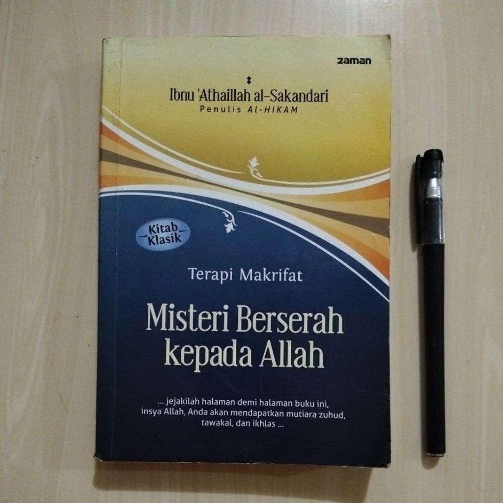 TERAPI MAKRIFAT - MISTERI BERSERAH DIRI KEPADA ALLAH - Buku Bekas Murah Original - B12