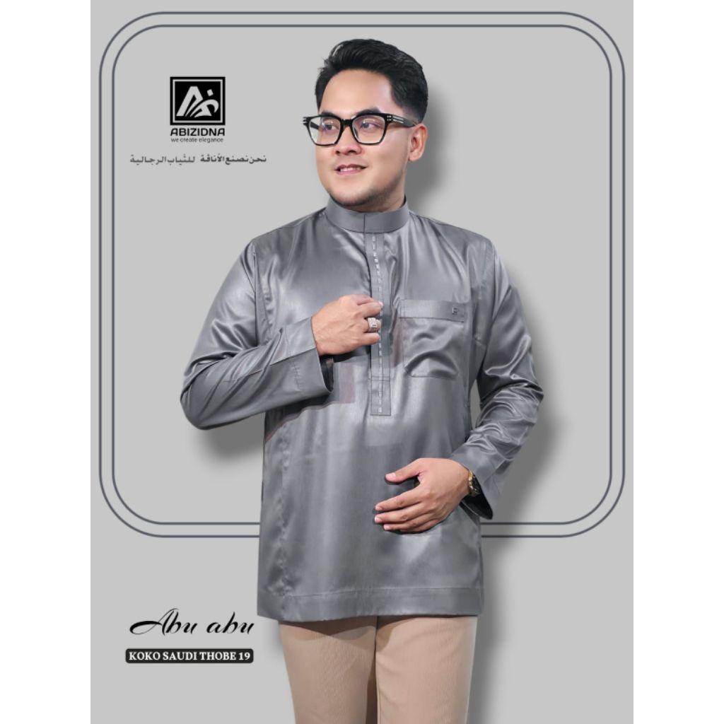 BAJU KOKO ABI ZIDNA SAUDI THOBE 19 / ABI ZIDNA KOKO SEMI GAMIS