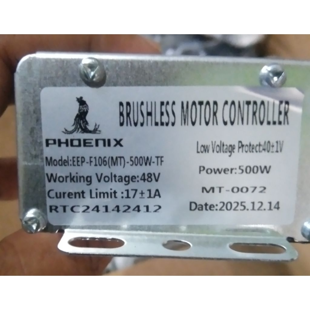 Controller Sepeda Controller Listrik Phoenix 500 Watt