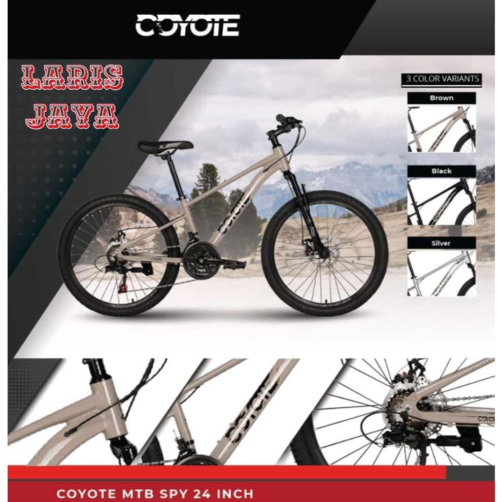sepeda gunung mtb 24 inch element coyote spy By Element Terbaru