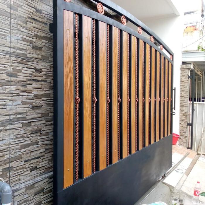 Pagar/Gerbang Rumah Minimalis Besi Galvanis