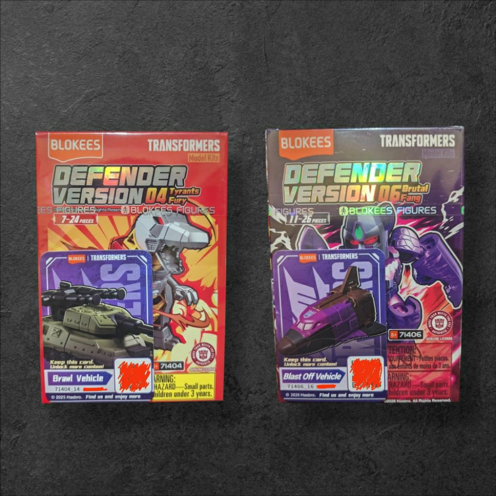 Blokees Mini Figure Transformers Defender Version Selected
