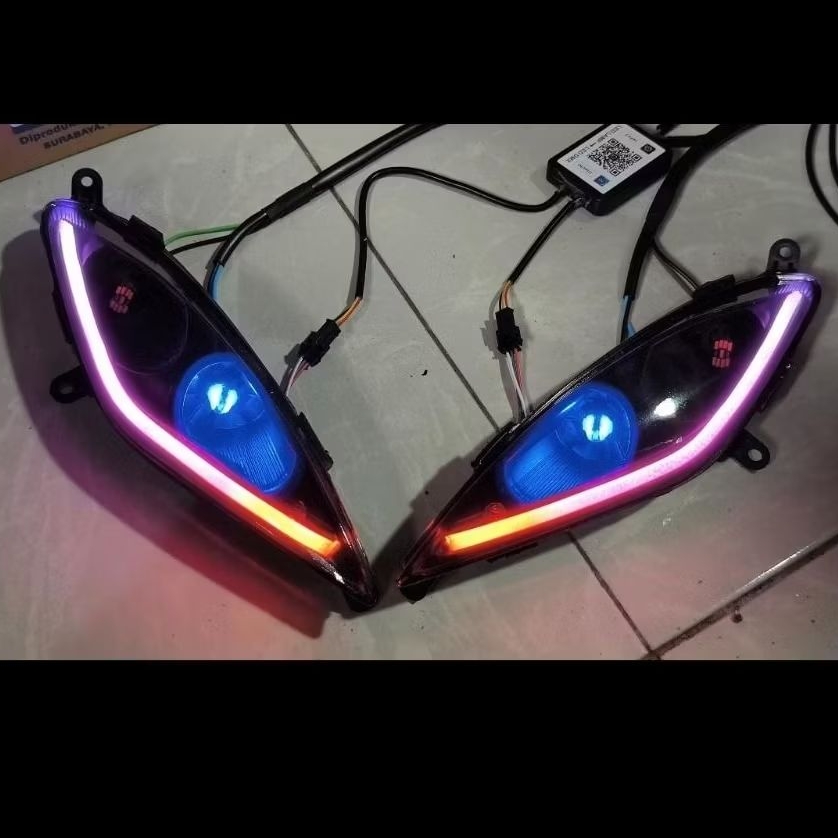 Lampu senja Sein Jupiter mx old custom Alis