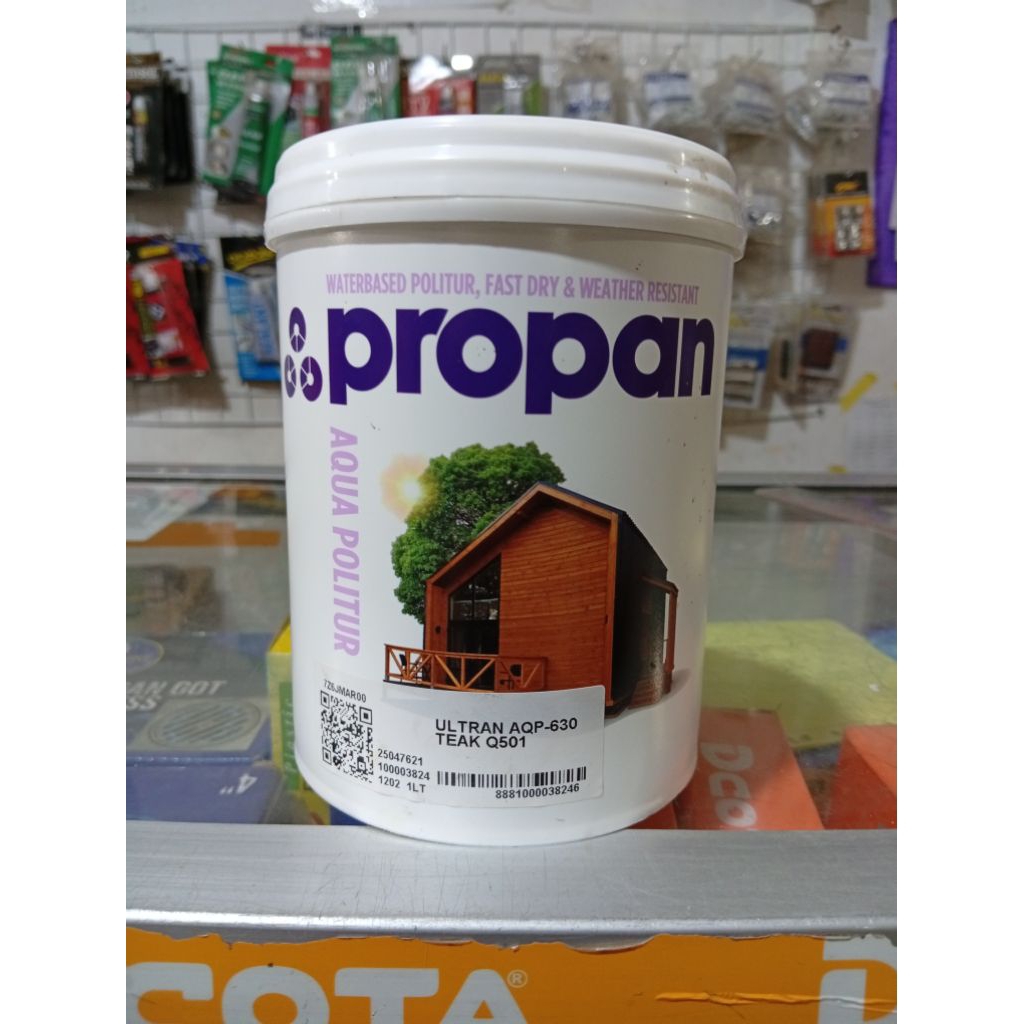 propan aqua politur waterbased politur, fast dry & weather resistant