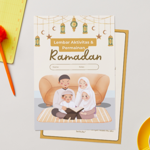 Worksheet Lembar Kerja & Aktivitas Ramadhan Anak PDF 25 Halaman – Printable ready