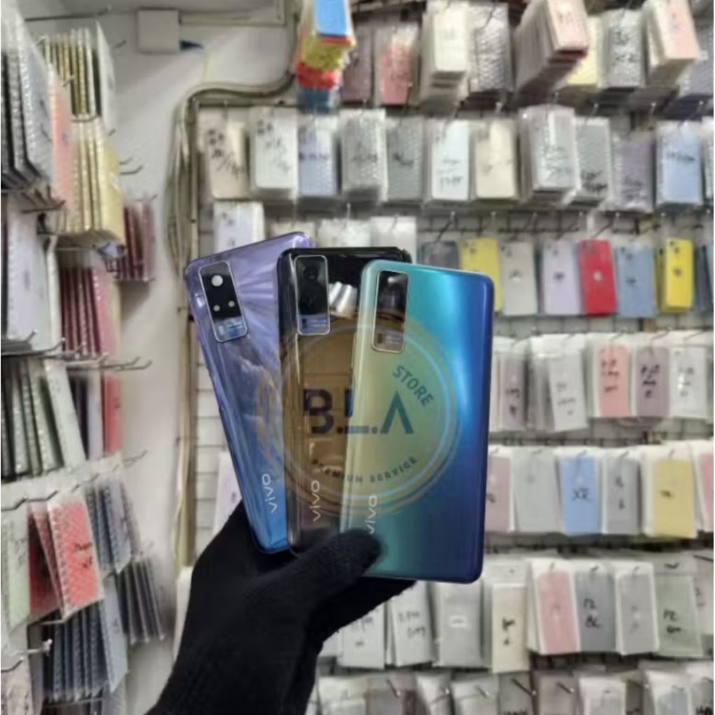 BACKCOVER TUTUP BELAKANG VIVO Y51 2020 / Y51A / Y53s / BACKDOOR CASING
