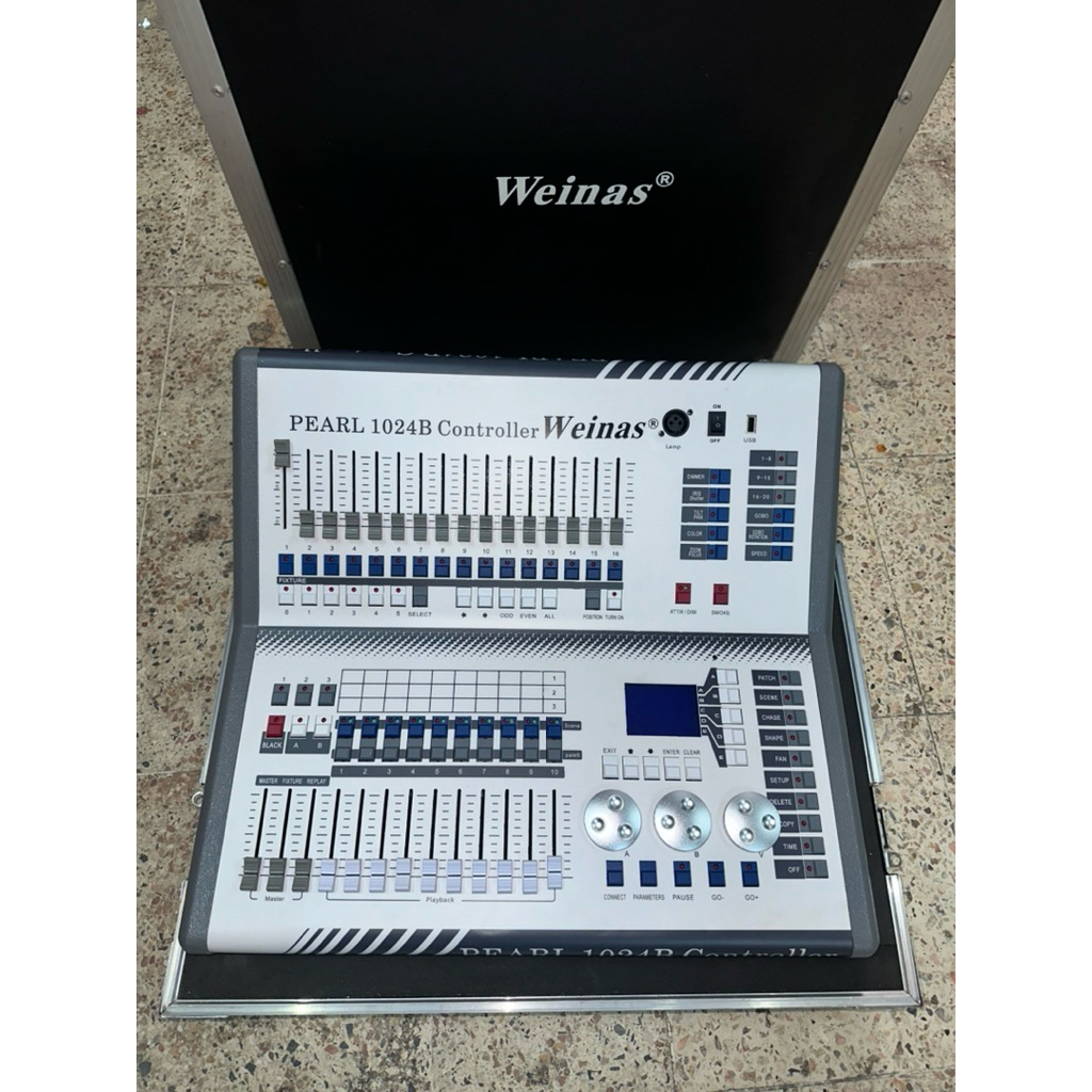 Mixer Lightning Beam Parled Pearl 1024B Controller Weinas + Free Hardcase Flight Hardcase MiniPearl 