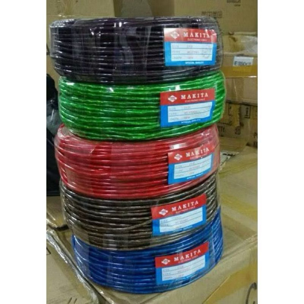 Kabel Mic Stereo Makita Transparan Harga Per roll