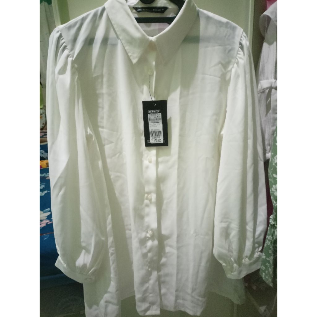 BENHILL Kemeja cewek putih